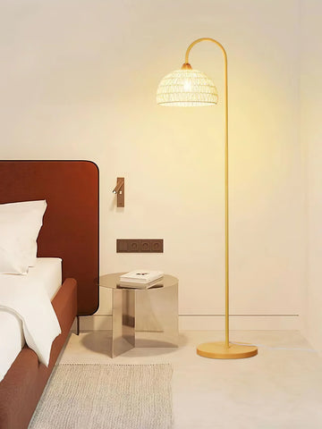 Rattan Arch Floor Lamp - NexioPick