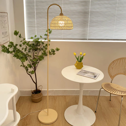 Rattan Arch Floor Lamp - NexioPick
