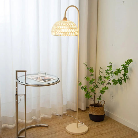 Rattan Arch Floor Lamp - NexioPick