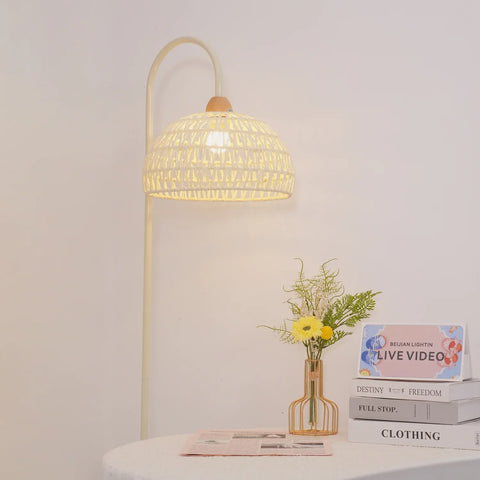 Rattan Arch Floor Lamp - NexioPick