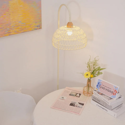 Rattan Arch Floor Lamp - NexioPick