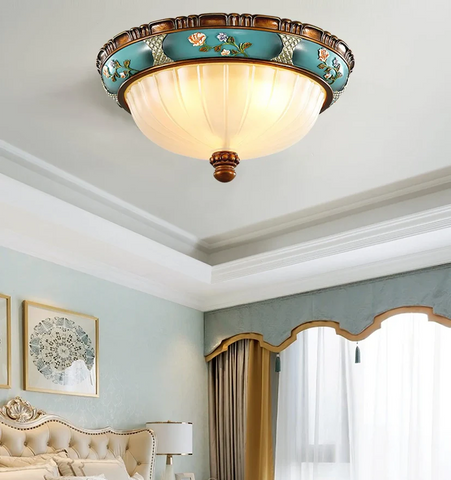 Retro Floral Recessed Ceiling Light - NexioPick