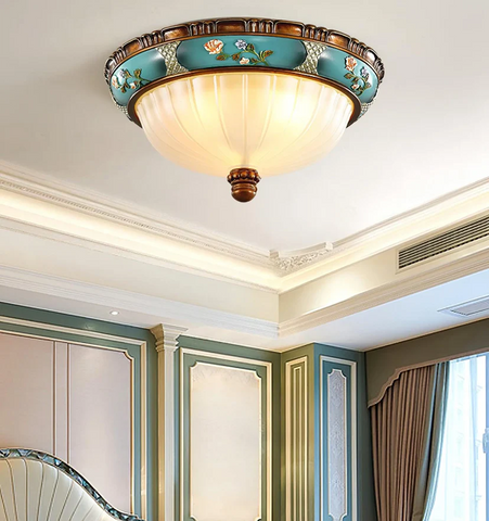 Retro Floral Recessed Ceiling Light - NexioPick