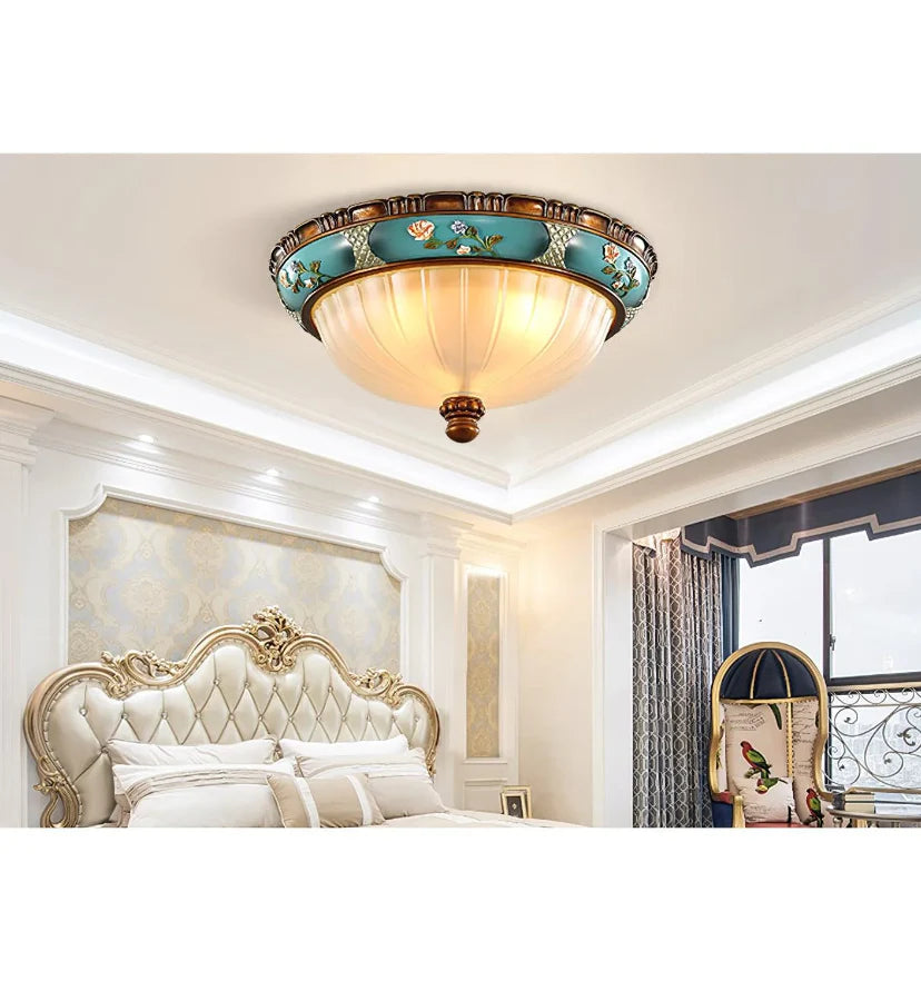 Retro Floral Recessed Ceiling Light - NexioPick