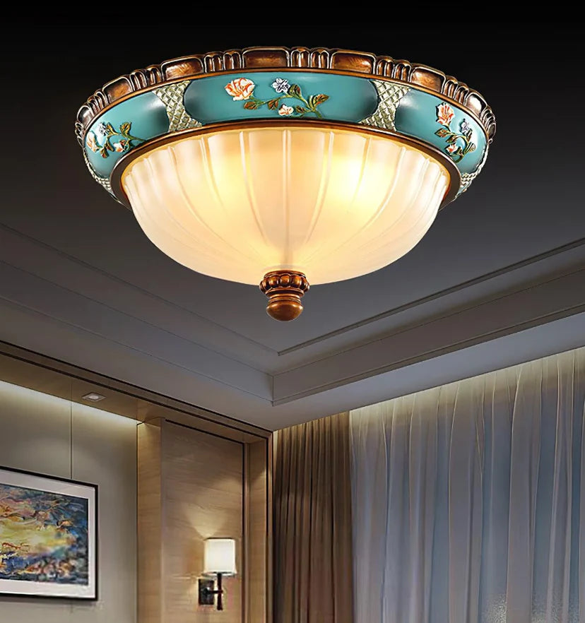 Retro Floral Recessed Ceiling Light - NexioPick