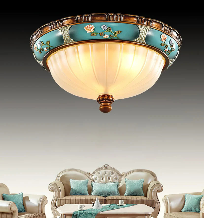 Retro Floral Recessed Ceiling Light - NexioPick