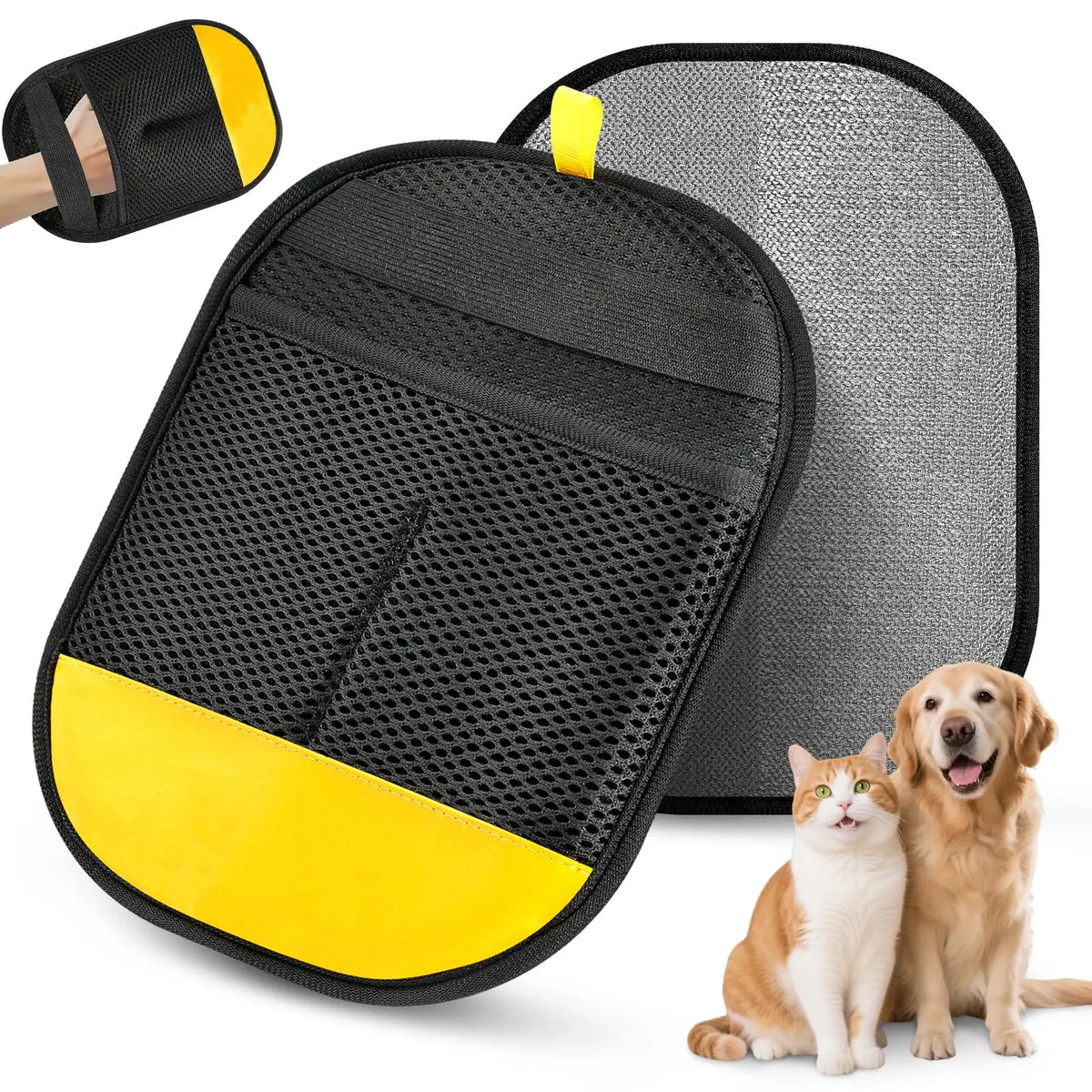 Electrostatic Pet Hair Removal Glove – Reusable & Effortless Hair Remover for All Fabrics