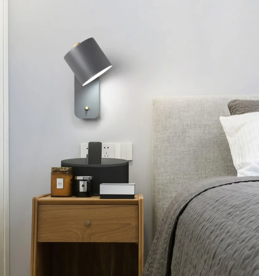 Rotatable Cylinder Plug-in Wall Lamp - NexioPick