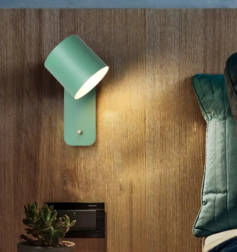 Rotatable Cylinder Plug-in Wall Lamp - NexioPick