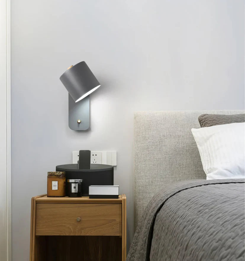 Rotatable Cylinder Plug-in Wall Lamp - NexioPick