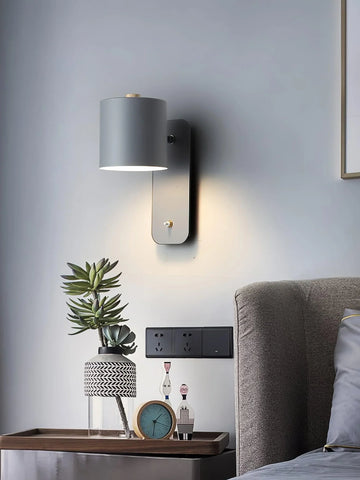 Rotatable Cylinder Plug-in Wall Lamp - NexioPick