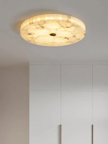 Round Alabaster Ceiling Lamp - NexioPick