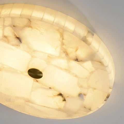 Round Alabaster Ceiling Lamp - NexioPick