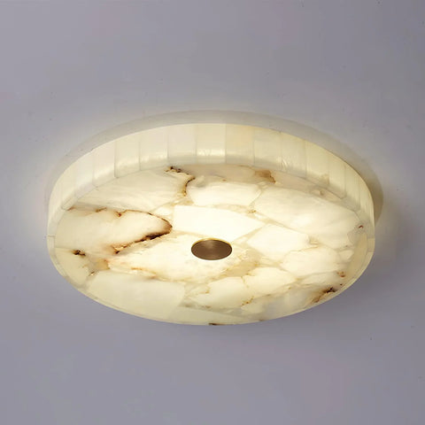 Round Alabaster Ceiling Lamp - NexioPick