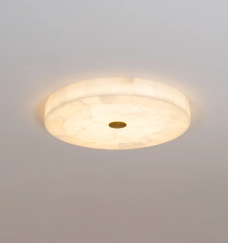 Round Alabaster Ceiling Lamp - NexioPick
