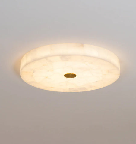 Round Alabaster Ceiling Lamp - NexioPick