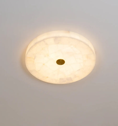 Round Alabaster Ceiling Lamp - NexioPick