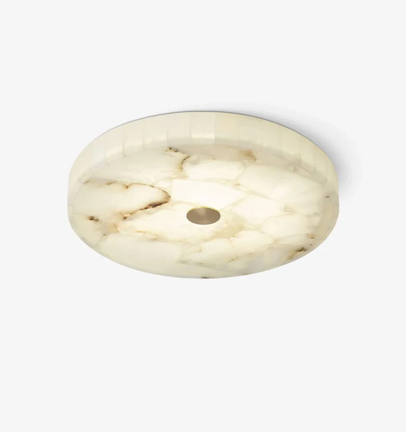 Round Alabaster Ceiling Lamp - NexioPick