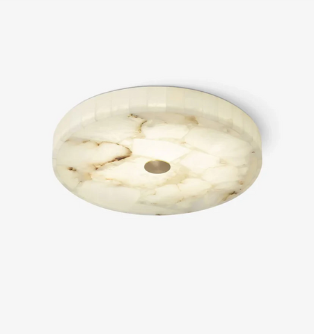Round Alabaster Ceiling Lamp - NexioPick
