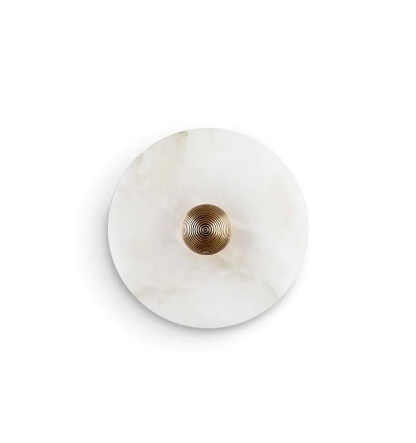 Round Alabaster Wall Lamp - NexioPick