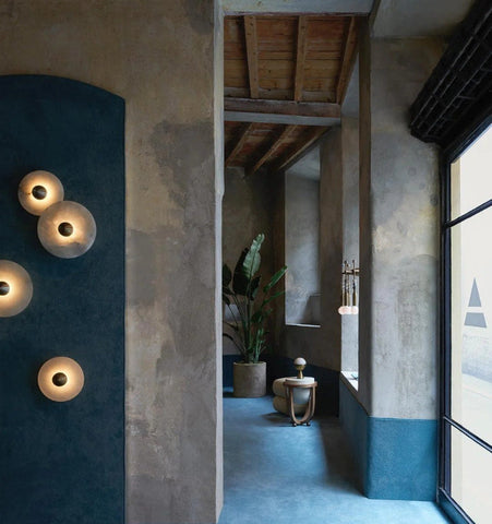 Round Alabaster Wall Lamp - NexioPick