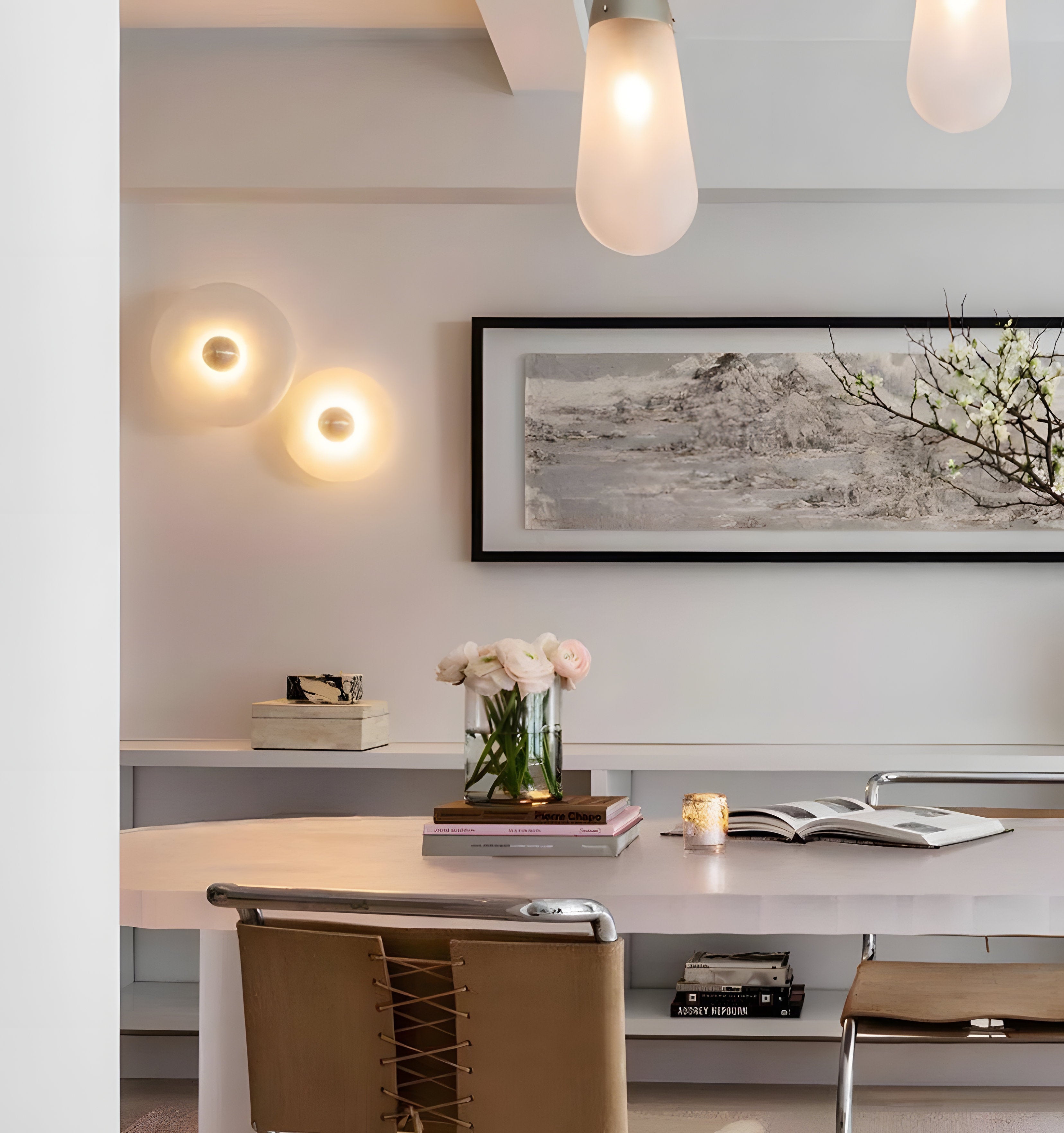 Round Alabaster Wall Lamp - NexioPick