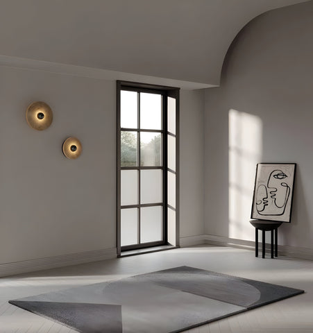 Round Alabaster Wall Lamp - NexioPick