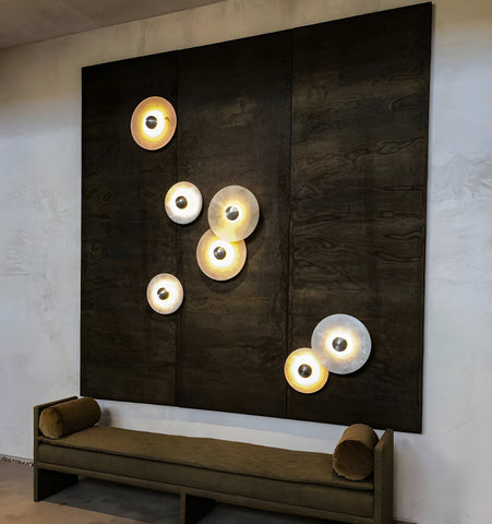 Round Alabaster Wall Lamp - NexioPick