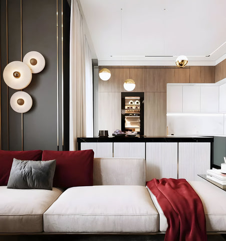 Round Alabaster Wall Lamp - NexioPick