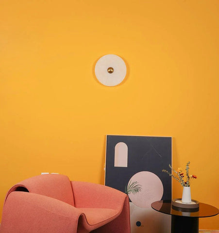 Round Alabaster Wall Lamp - NexioPick