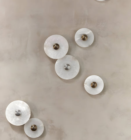 Round Alabaster Wall Lamp - NexioPick
