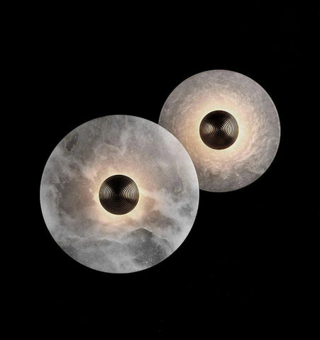 Round Alabaster Wall Lamp - NexioPick