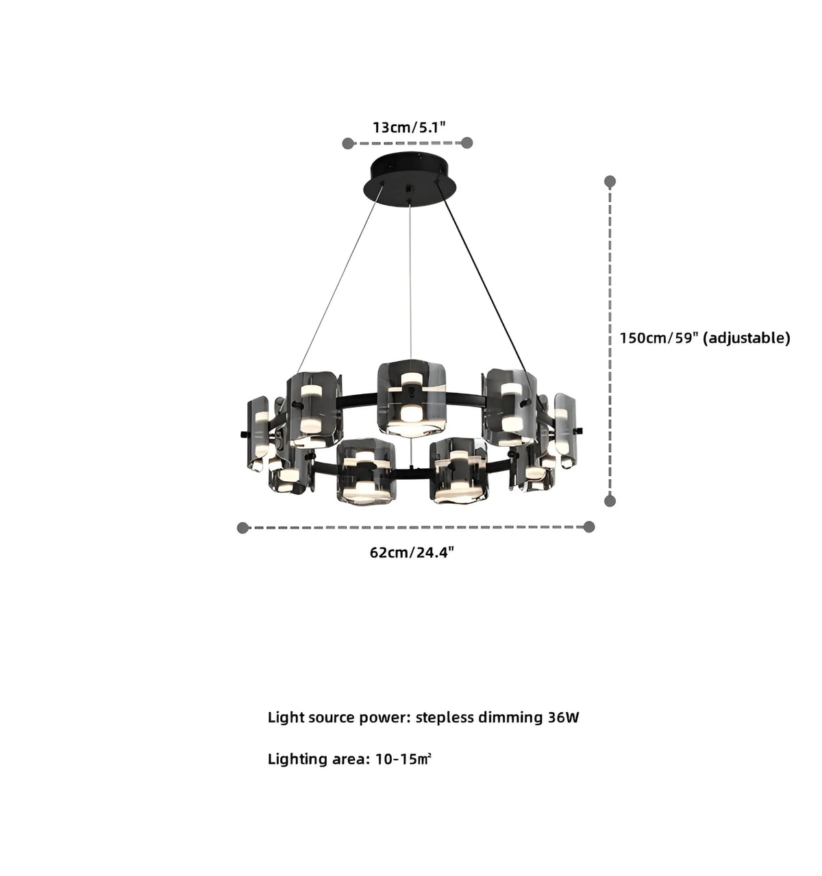 Round Corlota Chandelier - NexioPick