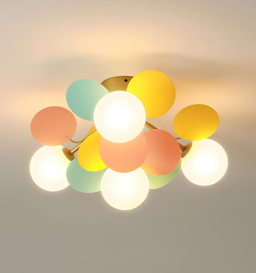 Round Macaron Ceiling Lamp - NexioPick