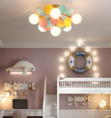 Round Macaron Ceiling Lamp - NexioPick