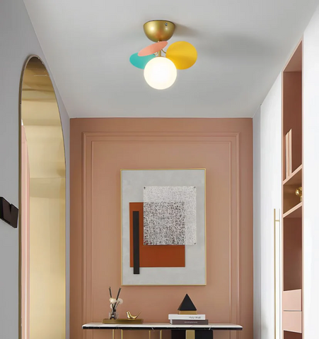 Round Macaron Ceiling Lamp - NexioPick