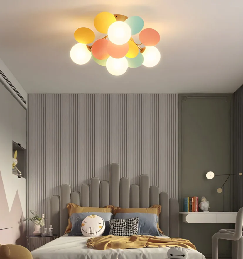 Round Macaron Ceiling Lamp - NexioPick