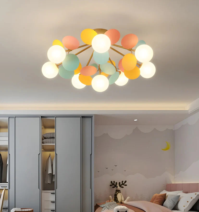 Round Macaron Ceiling Lamp - NexioPick