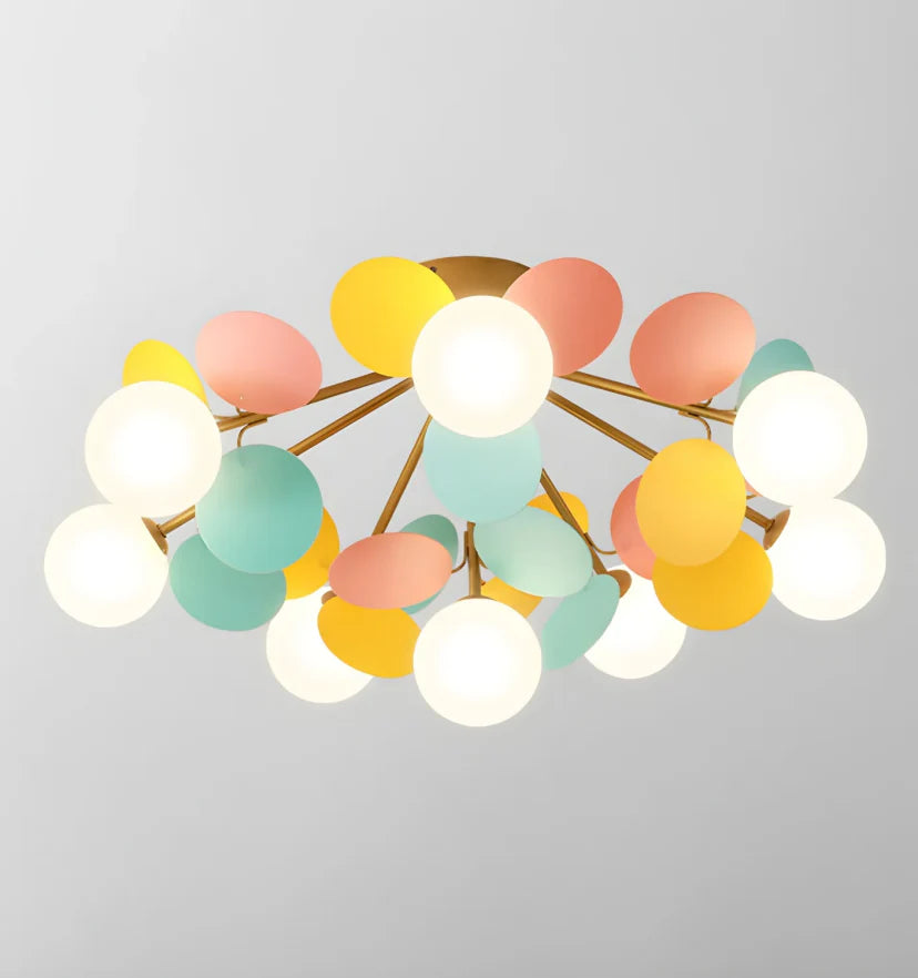 Round Macaron Ceiling Lamp - NexioPick