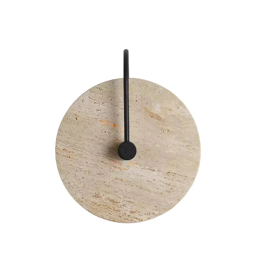 Round Travertine Wall Lamp - NexioPick