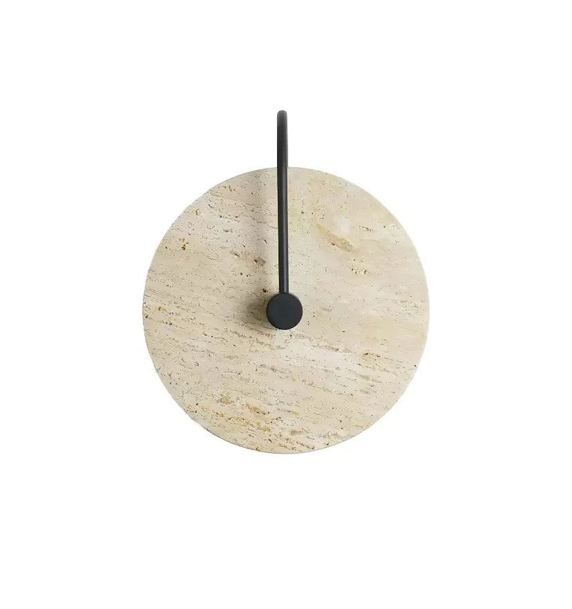 Round Travertine Wall Lamp - NexioPick