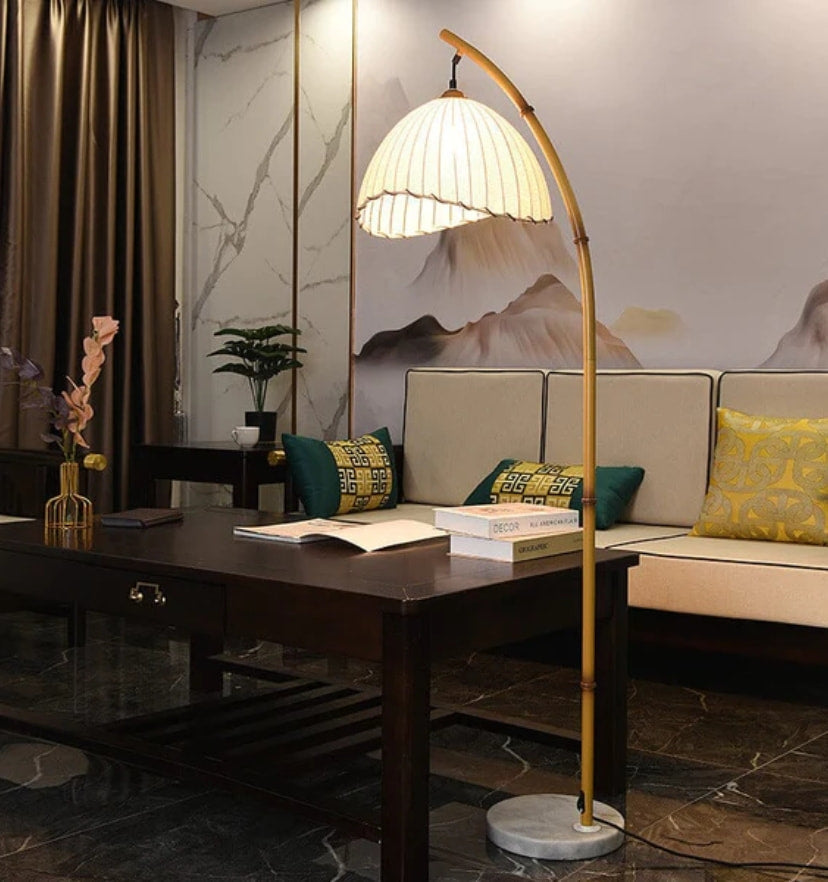 Vintage Bamboo Floor Lamp - NexioPick
