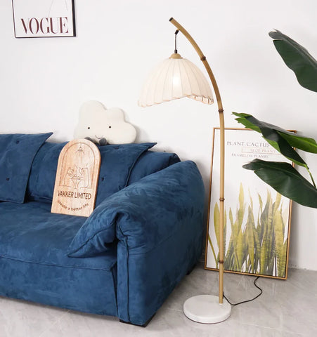 Vintage Bamboo Floor Lamp - NexioPick