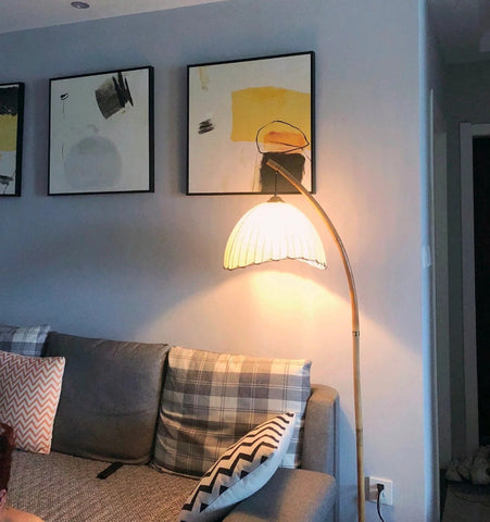 Vintage Bamboo Floor Lamp - NexioPick
