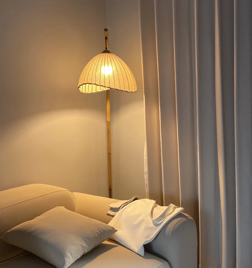 Vintage Bamboo Floor Lamp - NexioPick