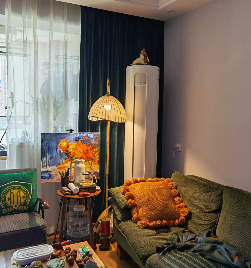 Vintage Bamboo Floor Lamp - NexioPick