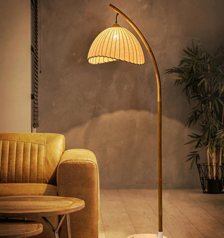 Vintage Bamboo Floor Lamp - NexioPick