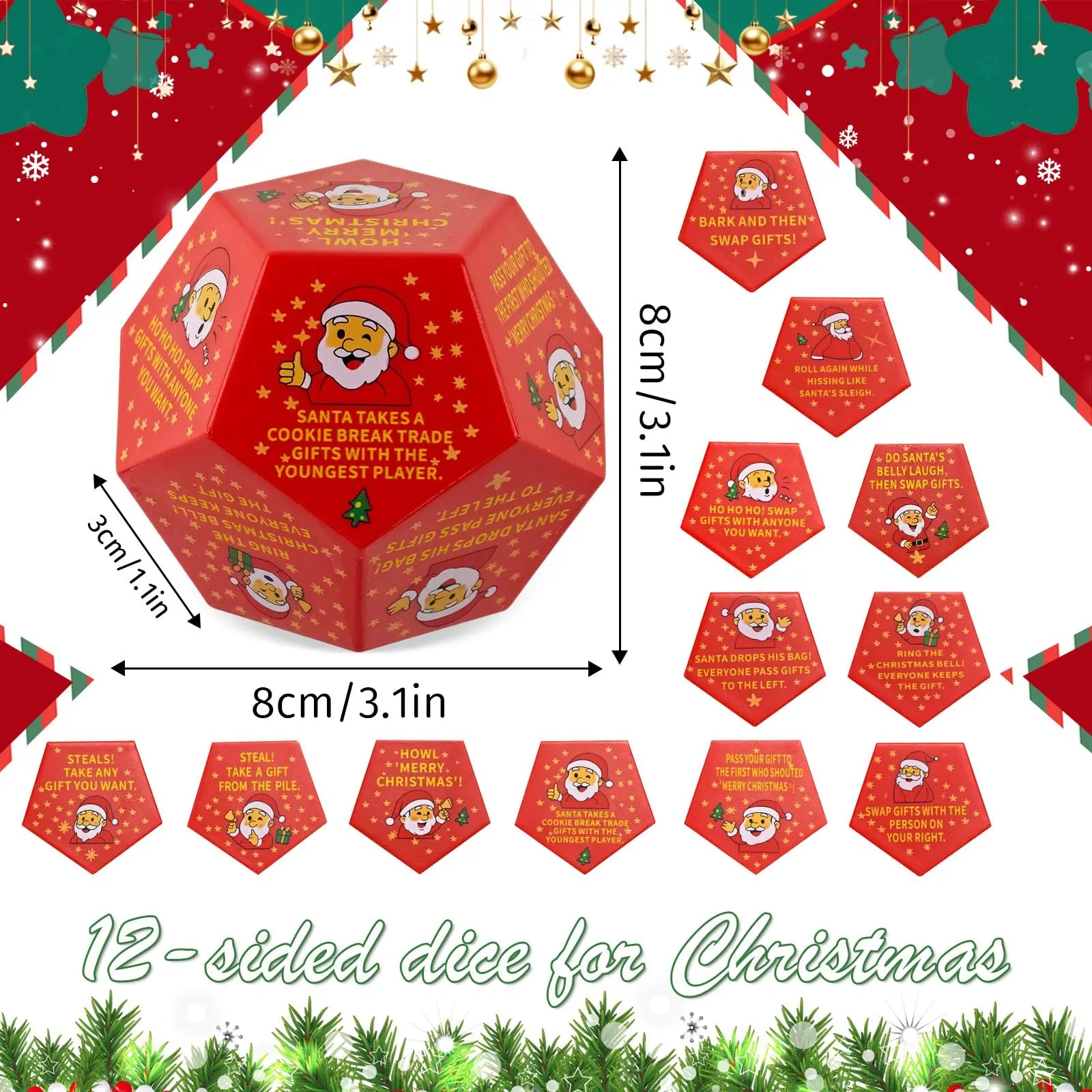 Santa Swap Gift Exchange Dice - Nexiopick™