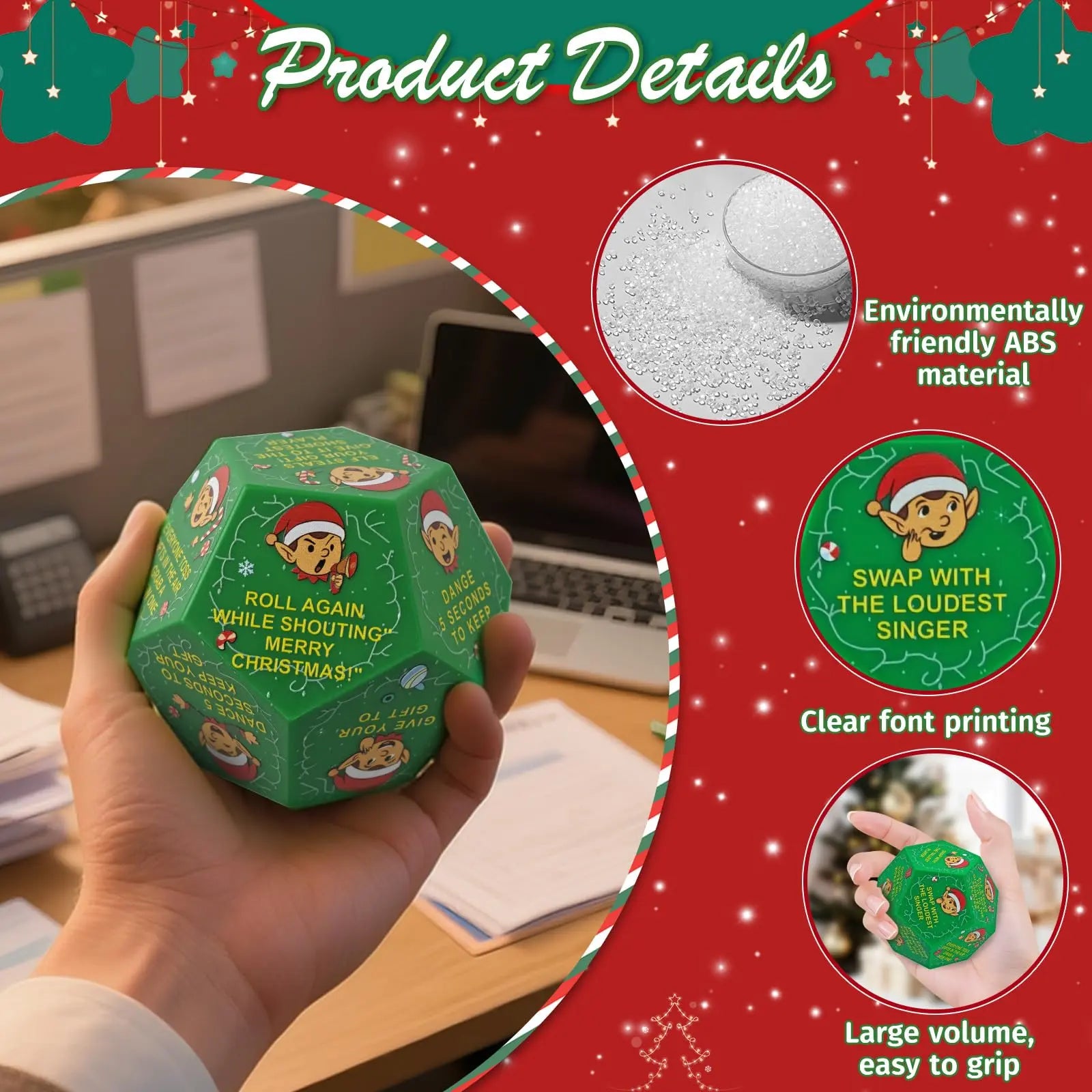 Santa Swap Gift Exchange Dice - Nexiopick™