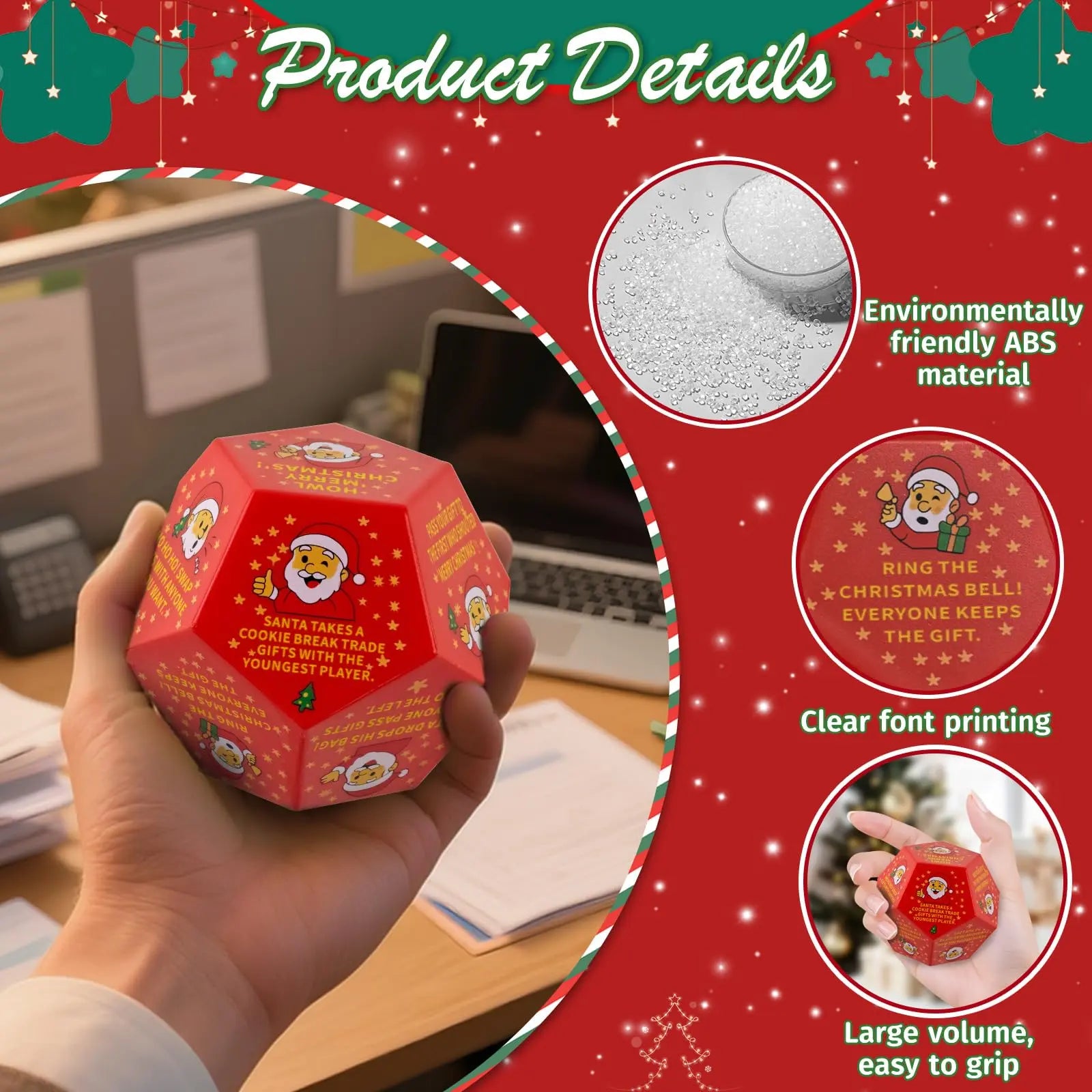 Santa Swap Gift Exchange Dice - Nexiopick™